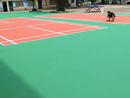 環(huán)保水性<a href=http://www.hjlhqqhx.cn target=_blank class=infotextkey>硅PU</a>球場-新國標（施工流程和材料組成）