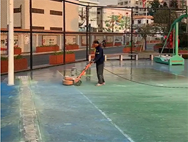 環(huán)保水性<a href=http://www.hjlhqqhx.cn target=_blank class=infotextkey>硅PU</a>球場-新國標（施工流程和材料組成）