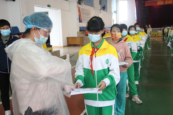 落實疫情防控演練，筑牢校園抗疫防線