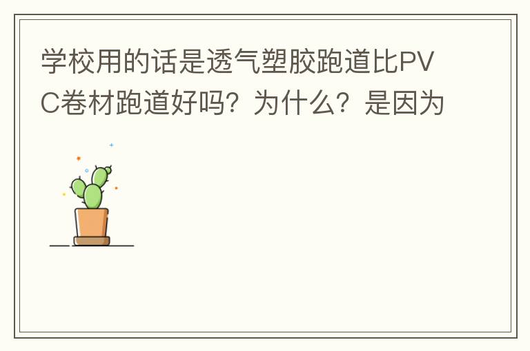 學校用的話是透氣塑膠跑道比PVC卷材跑道好嗎？為什么？是因為硬度小嗎？