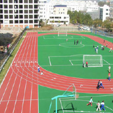 厚冠環(huán)保型塑膠跑道施工價格 室外塑膠跑道 貴州綏陽聚氨酯塑膠跑道廠家直營