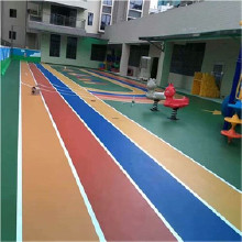 厚冠幼兒園塑膠跑道16mm價(jià)格 透氣式塑膠跑道 學(xué)校操場(chǎng)塑膠跑道山東膠州