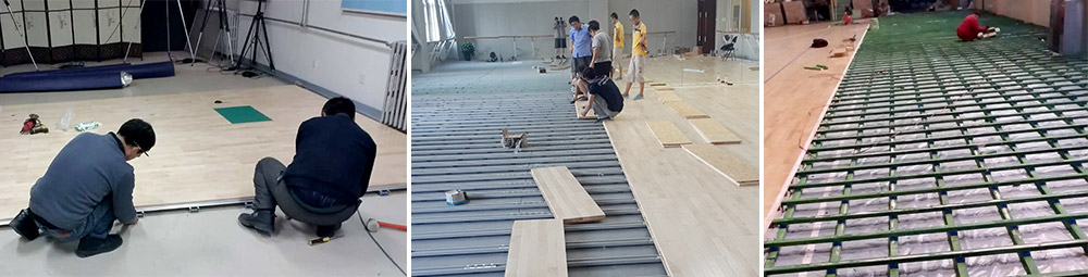 運動木地板安裝