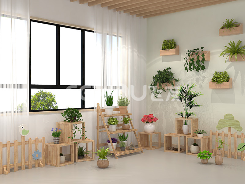 實(shí)木植物角-