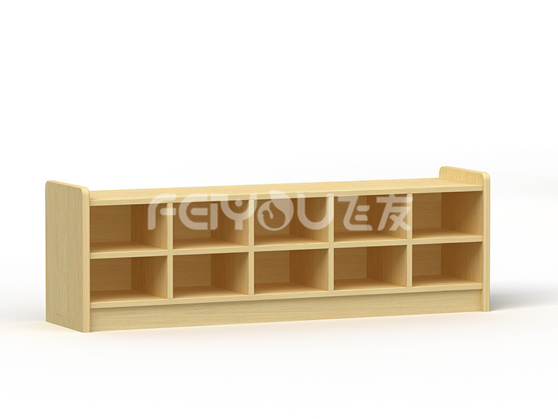 實木玩具柜寶寶兩層鞋柜-020