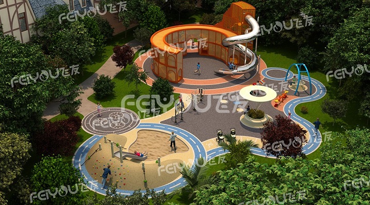 不銹鋼滑梯新風姿激發(fā)新激情