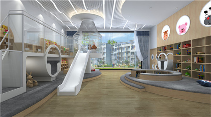 南方幼兒園室內(nèi)整體設(shè)計:閱讀室 南方幼兒園室內(nèi)整體設(shè)計:閱讀室