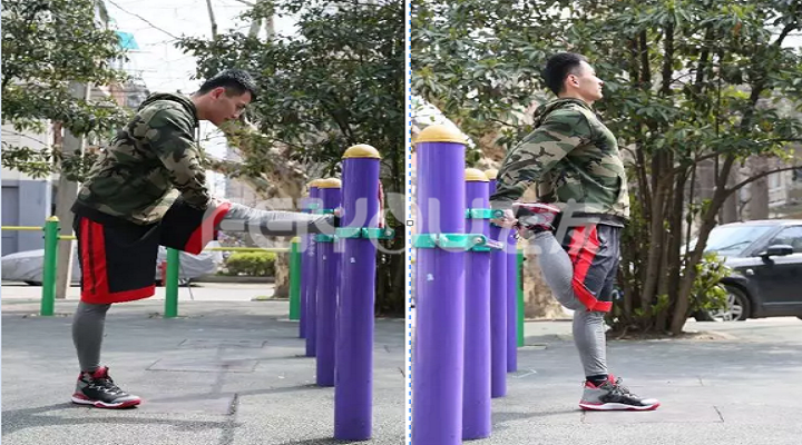 巧用室外健身器材進行肌肉拉伸 巧用室外健身器材進行肌肉拉伸