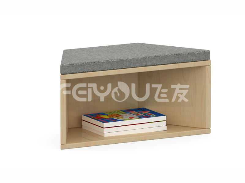 學(xué)習(xí)多功能組合柜座椅書架-010