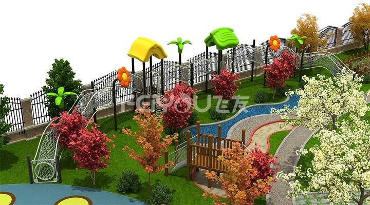 幼兒園戶(hù)外場(chǎng)地自然氛圍的營(yíng)造