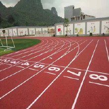 利達體育 硅pu籃球場材料、硅pu材料施工、塑膠跑道圖片、深圳硅pu球場材料