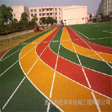 利達(dá)體育設(shè)施  供應(yīng)13毫米環(huán)保水性TPU改性塑膠跑道材料廠家 聚氨酯膠水 塑膠跑道材料供應(yīng)商、學(xué)校塑膠跑道、專業(yè)球場(chǎng)